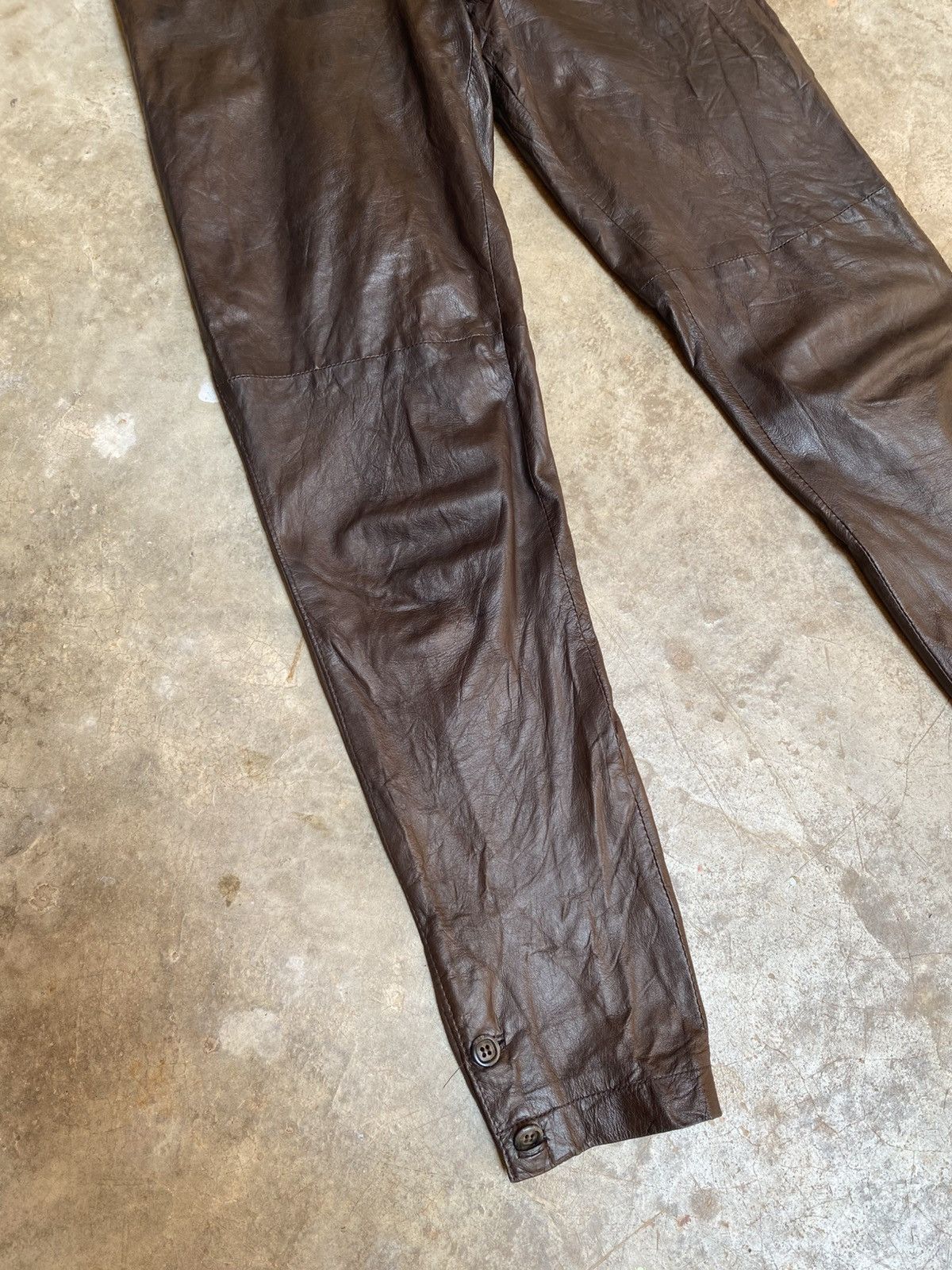 Issey Miyake Vintage Issey Miyake Suede Pant Size 24" / US 00 / IT 34 - 9 Thumbnail