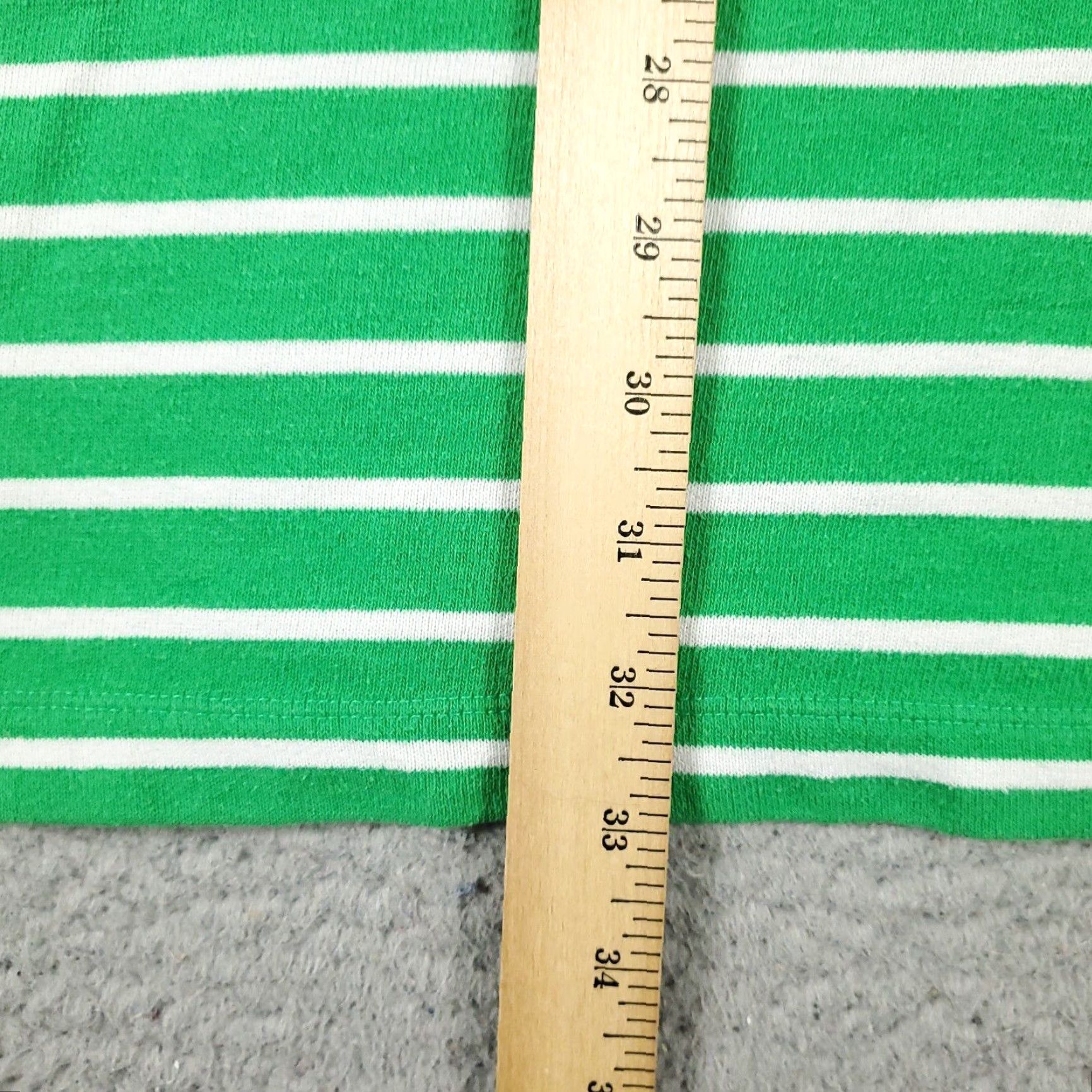 Tommy Hilfiger Tommy Hilfiger Shirt Dress Womens Small Green Striped Long Sleeve Pullover Size S / US 4 / IT 40 - 7 Thumbnail