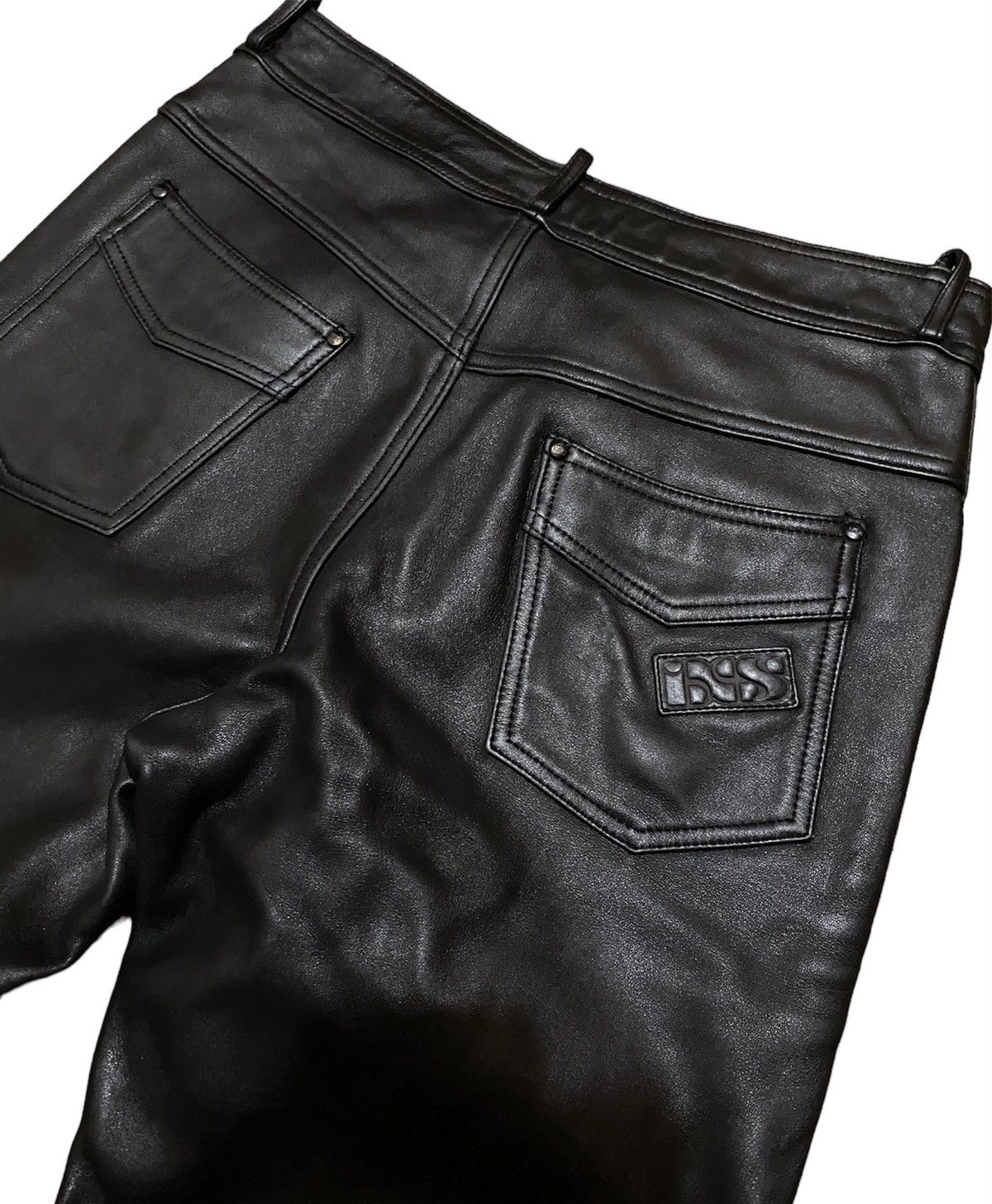 Genuine Leather Vintage IXS Motorcycle Leather Biker Pants Size US 30 / EU 46 - 6 Thumbnail
