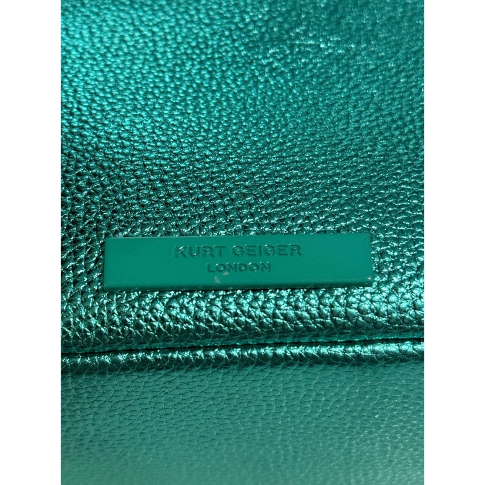Kurt Geiger Kurt Geiger London Kensington Drench NWT! Metallic Green Size ONE SIZE - 5 Thumbnail