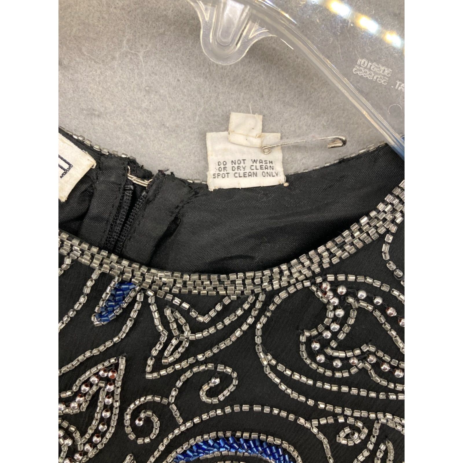 Vintage VINTAGE Scala Silk Blouse Large Beaded 80s 90s Eveningwear Cocktail Women's India Embellished Size L / US 10 / IT 46 - 6 Thumbnail