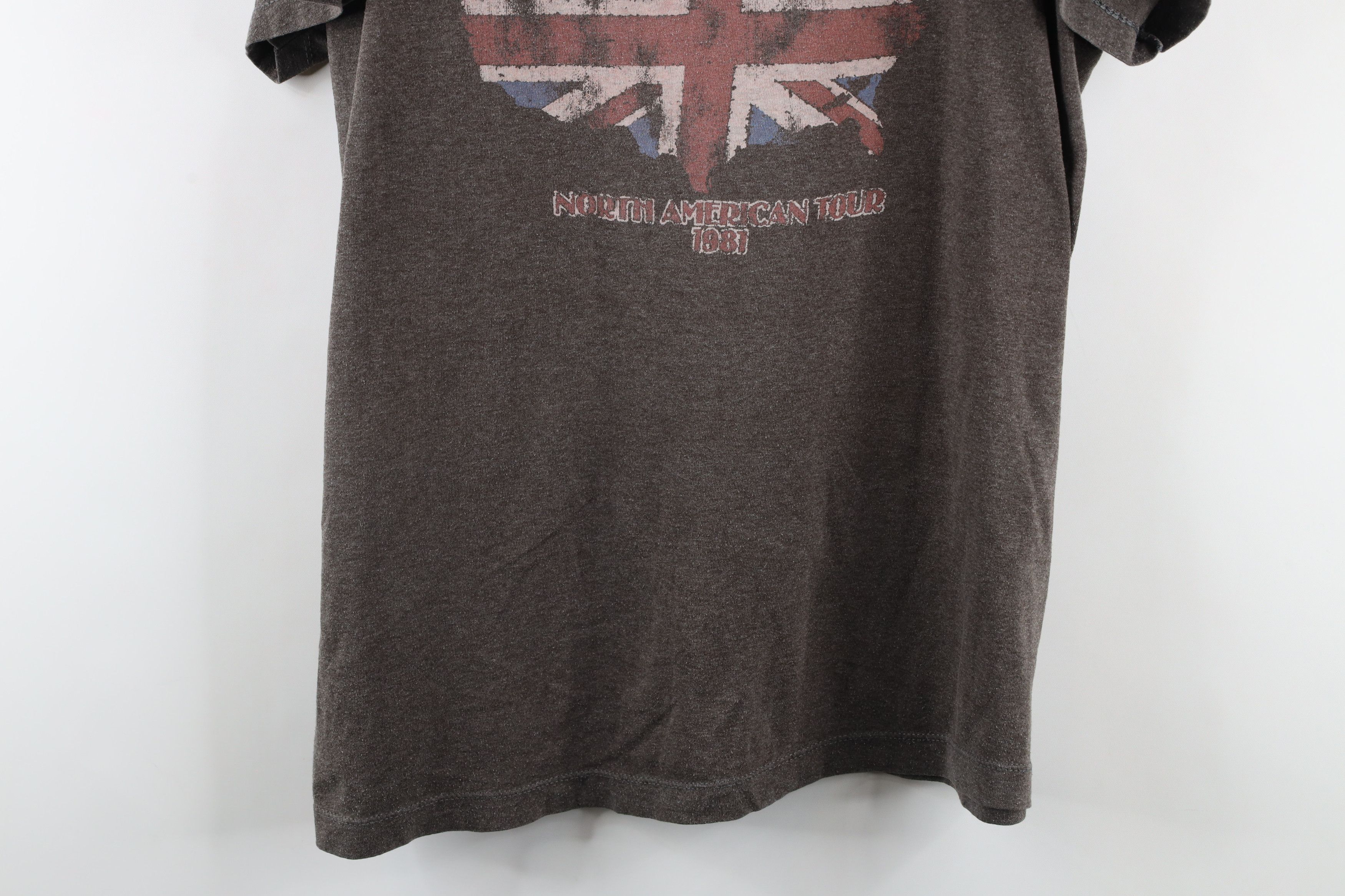 Vintage Retro American Tour 1981 The Rolling Stones Band T-Shirt Size US XL / EU 56 / 4 - 3 Thumbnail