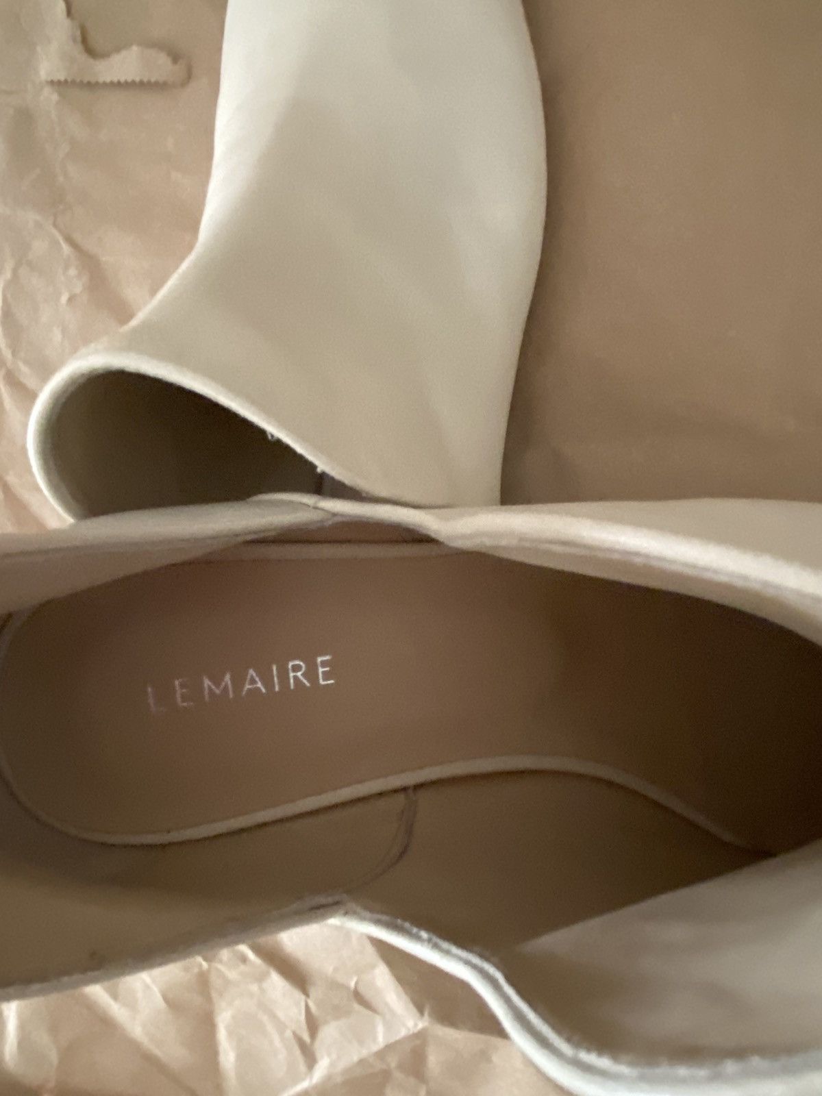 Lemaire Lemaire Sample Leather Slip-On Shoes – Rare Prototype Size US 8 / IT 38 - 6 Thumbnail