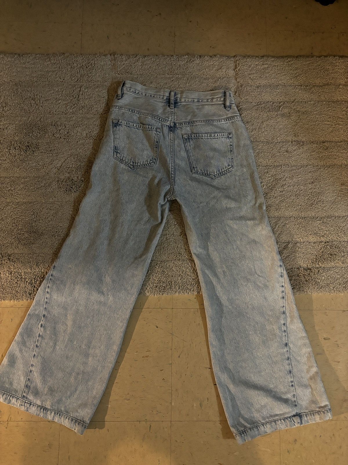 Frame FRAME Le Baggy Palazzo Jeans size 25 Women Size 25" / US 0 / IT 36 - 5 Thumbnail