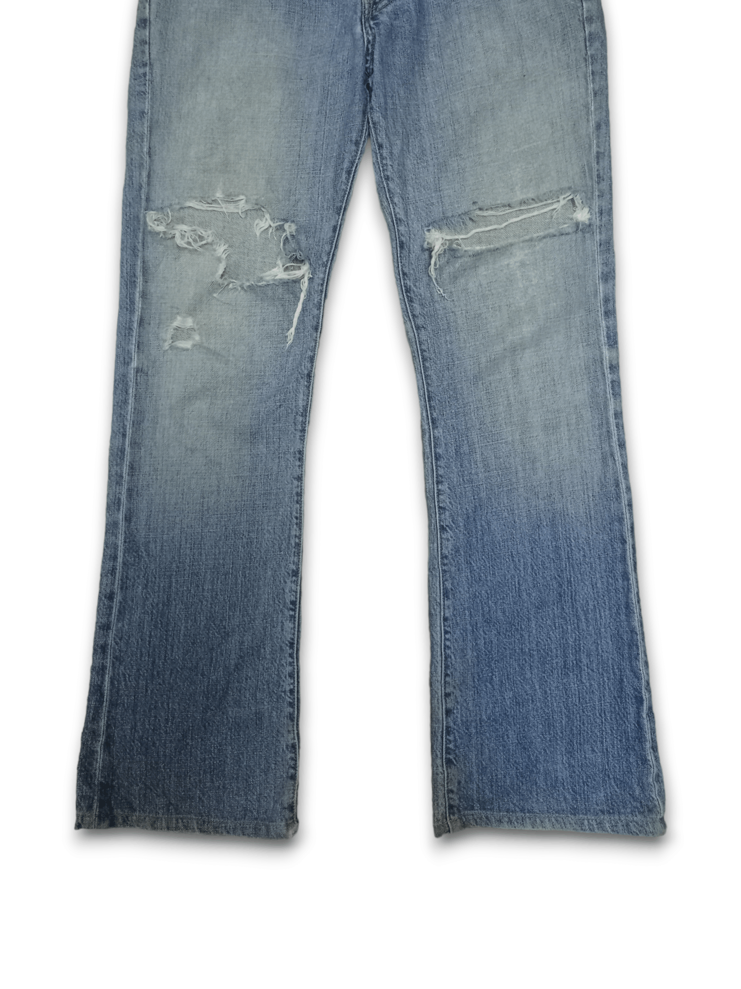 Earl Jeans Vintage USA Earl Jean Western Distressed Flare Jeans Size US 33 - 7 Thumbnail