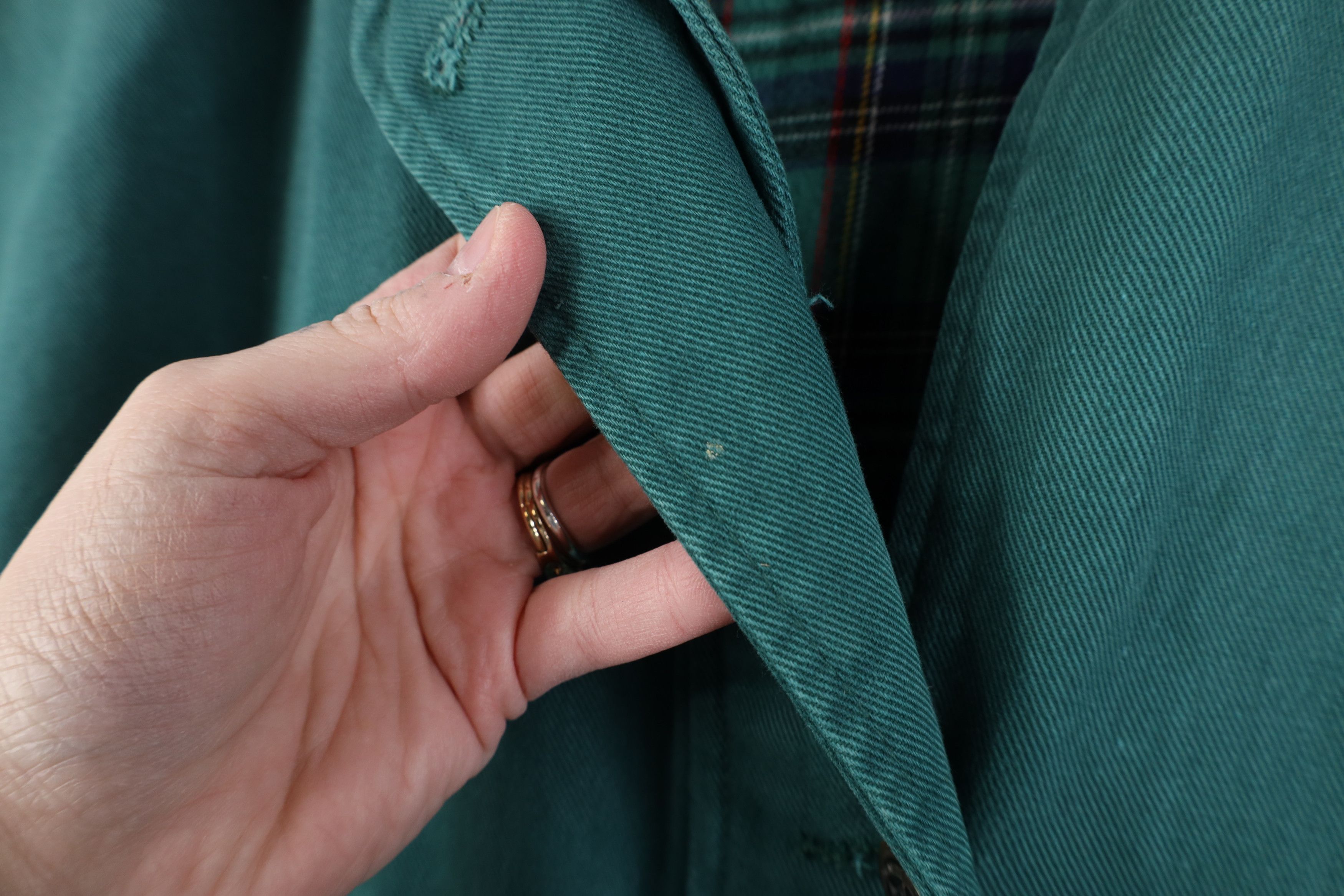 Vintage Vintage 90s Streetwear Lined Canvas Chore Barn Jacket Green Size M / US 6-8 / IT 42-44 - 8 Thumbnail