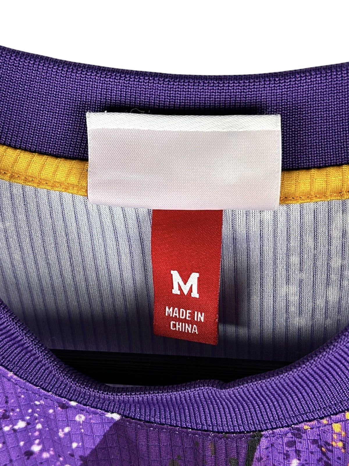 NBA Mitchell & Ness LA Lakers Hyper Hoops Moto L/S Shirt Jersey Size US M / EU 48-50 / 2 - 5 Thumbnail