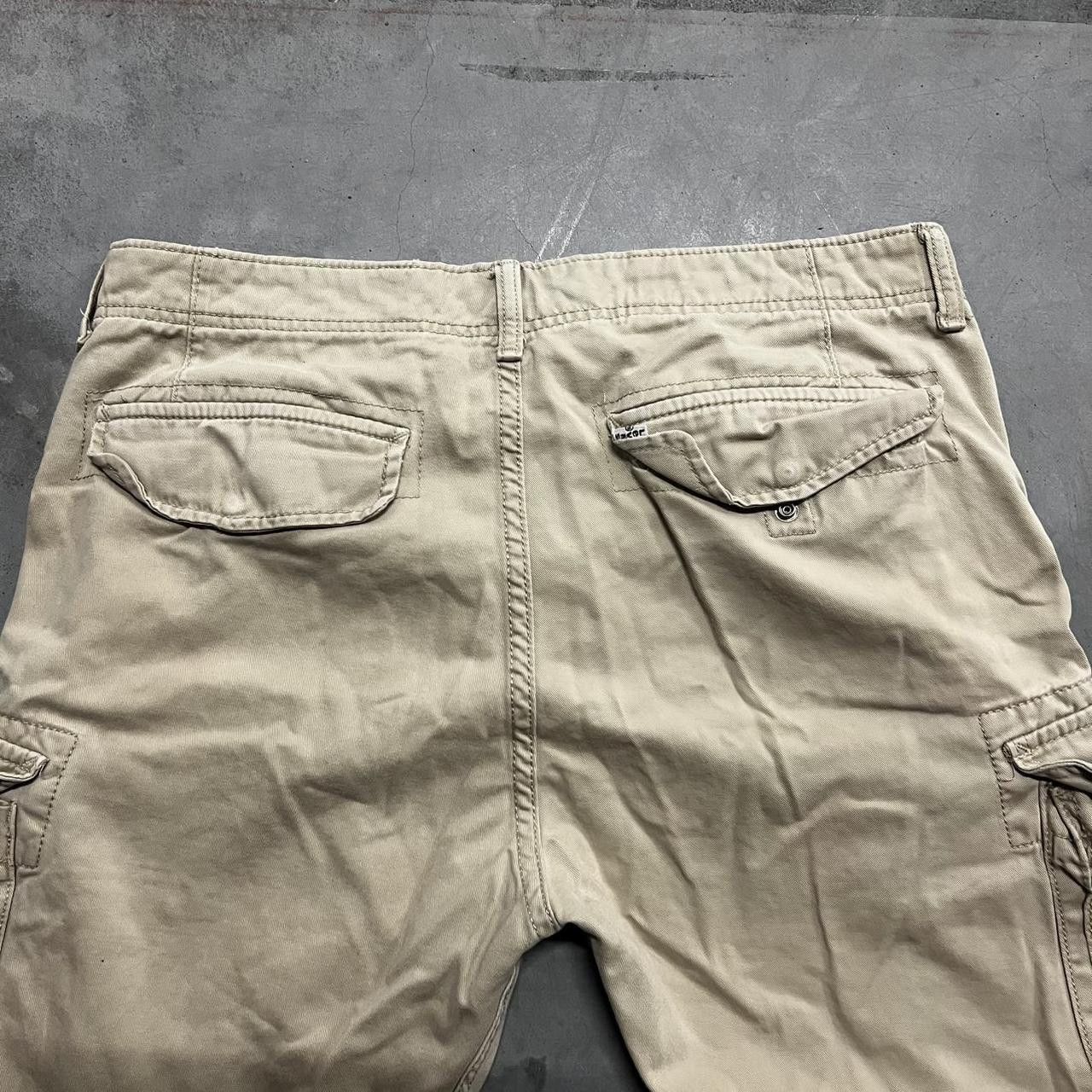 Japanese Brand × Vintage Vintage Y2K/2000s Baggy Khaki Cargo Pants! Size US 34 / EU 50 - 7 Thumbnail