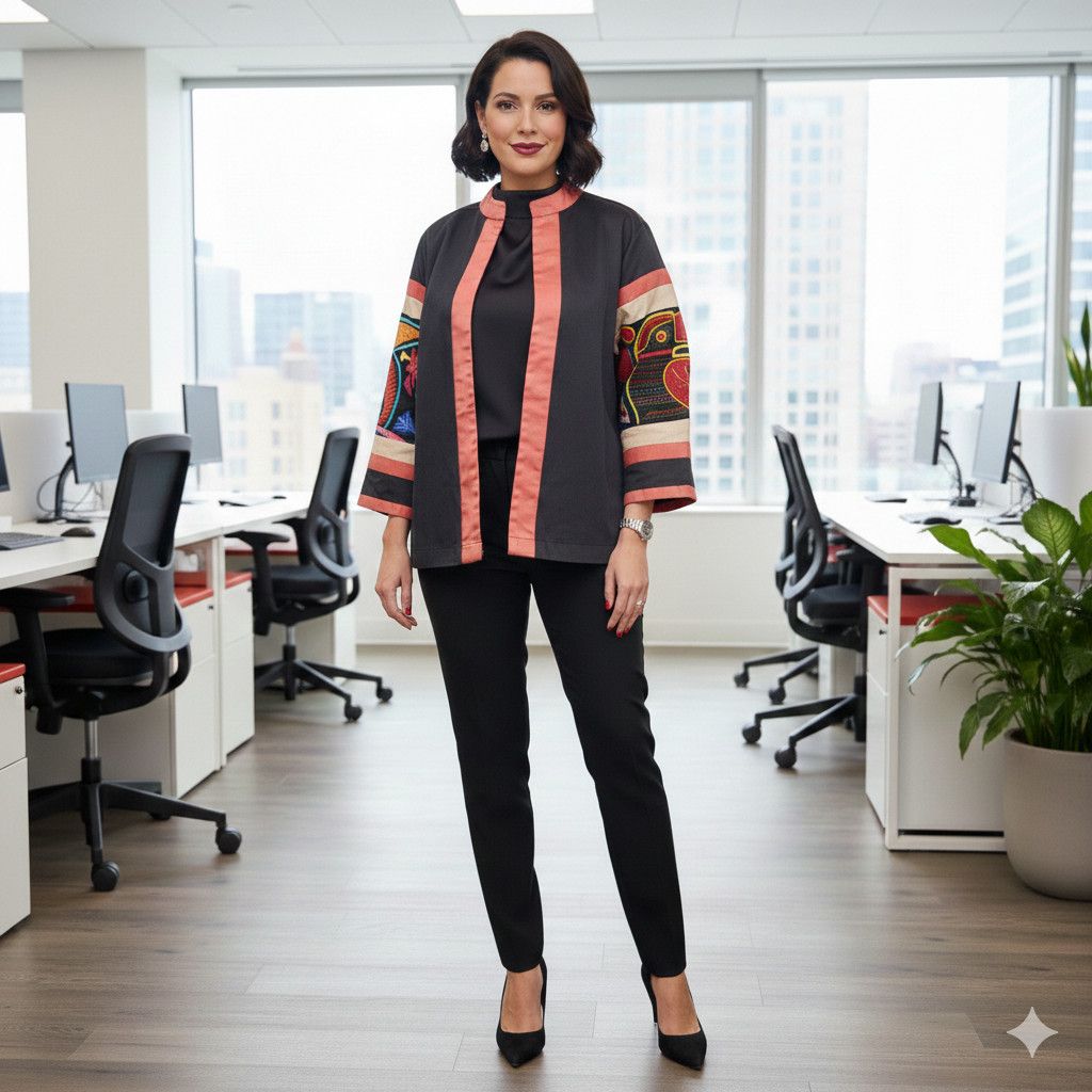 Other Crossroads MS Size L Jacket Cardigan 100% Cotton Hand Embro Size L / US 10 / IT 46 - 10 Thumbnail