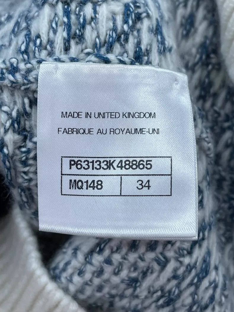 Chanel Chanel Double Clogo knitted jacquart cashmere sweater 2504- Size XXS / US 00 / IT 34 - 6 Thumbnail