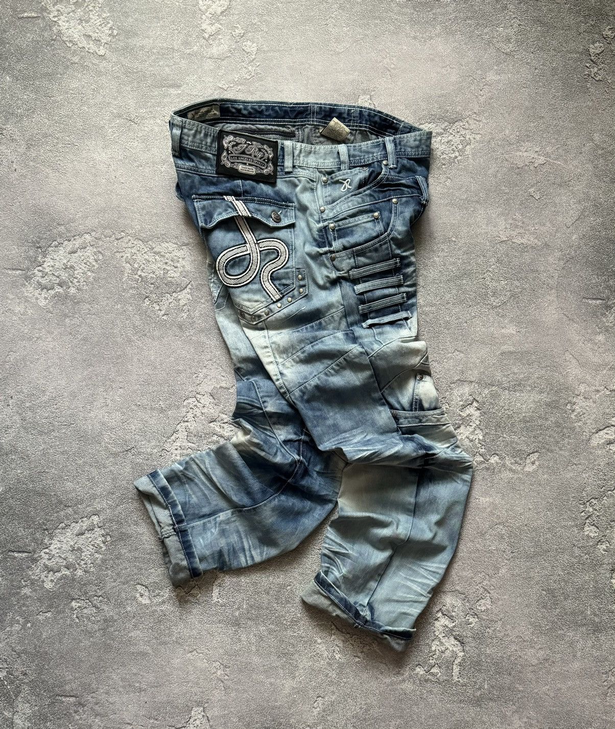 Japanese Brand JapRag By Okusama zaniki cargo denim pant trouser Jean Japan Size US 38 / EU 54 - 18 Thumbnail