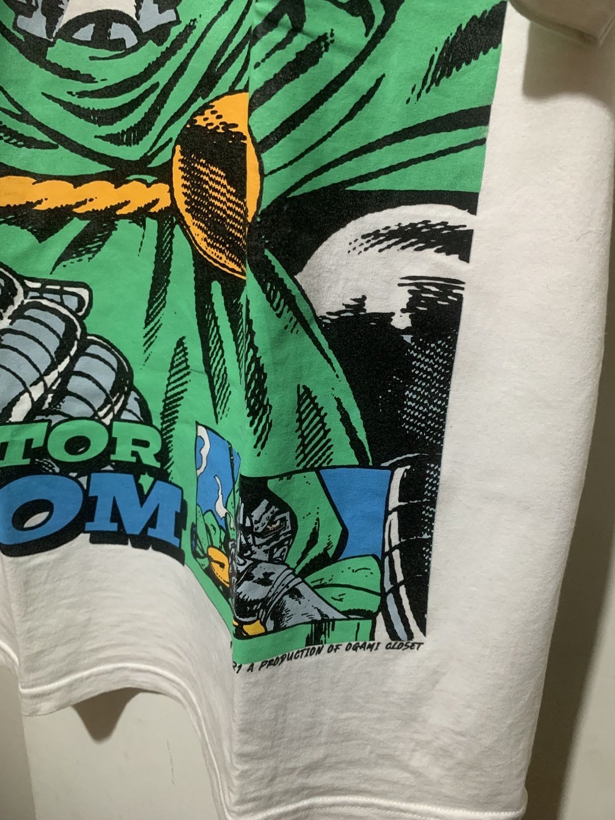 Japanese Brand Doctor Victor Von Doom Ogami Marvel T shirt Bootleg tee Rare Size US XL / EU 56 / 4 - 15 Thumbnail