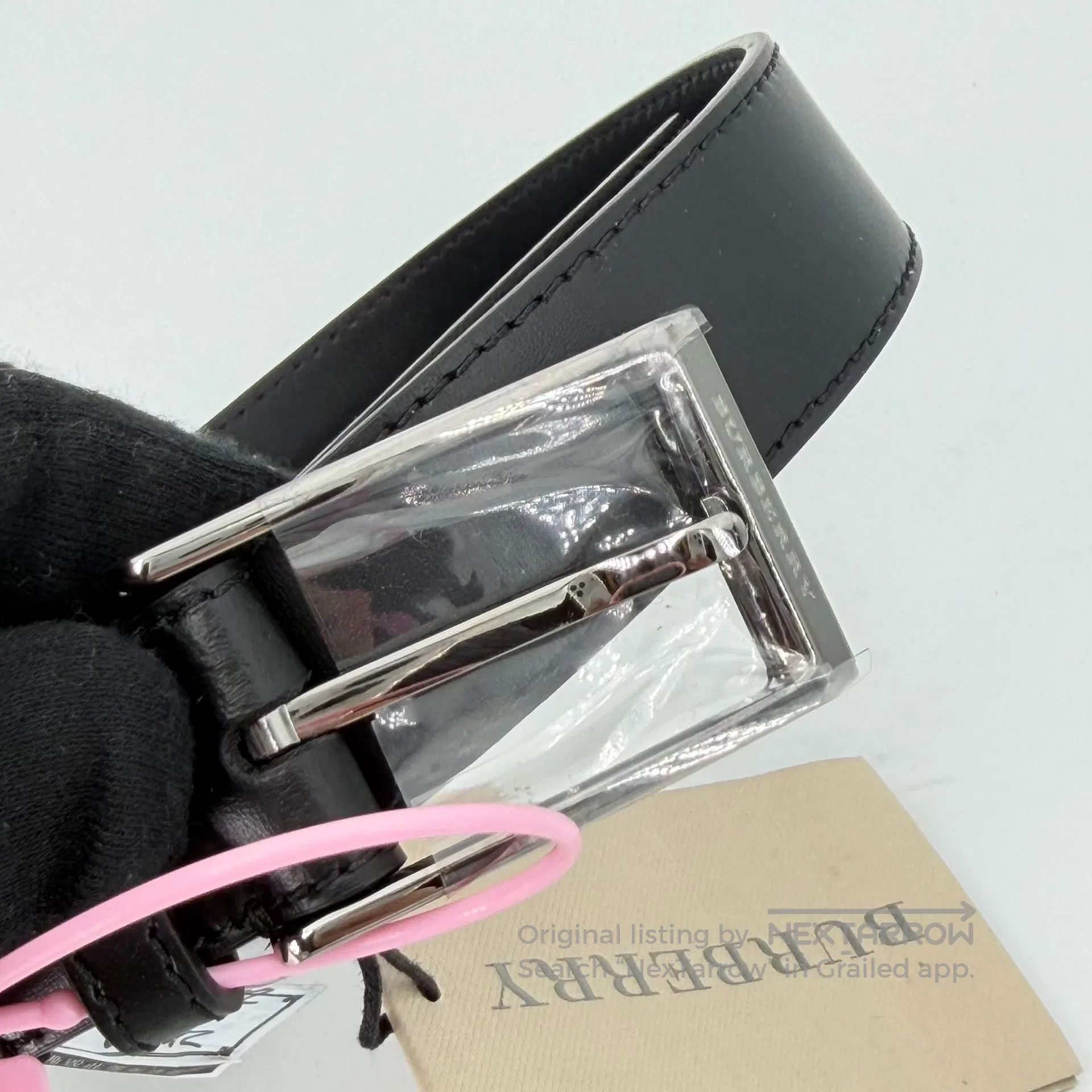 Burberry Burberry size90 leather belt Size ONE SIZE - 2 Thumbnail