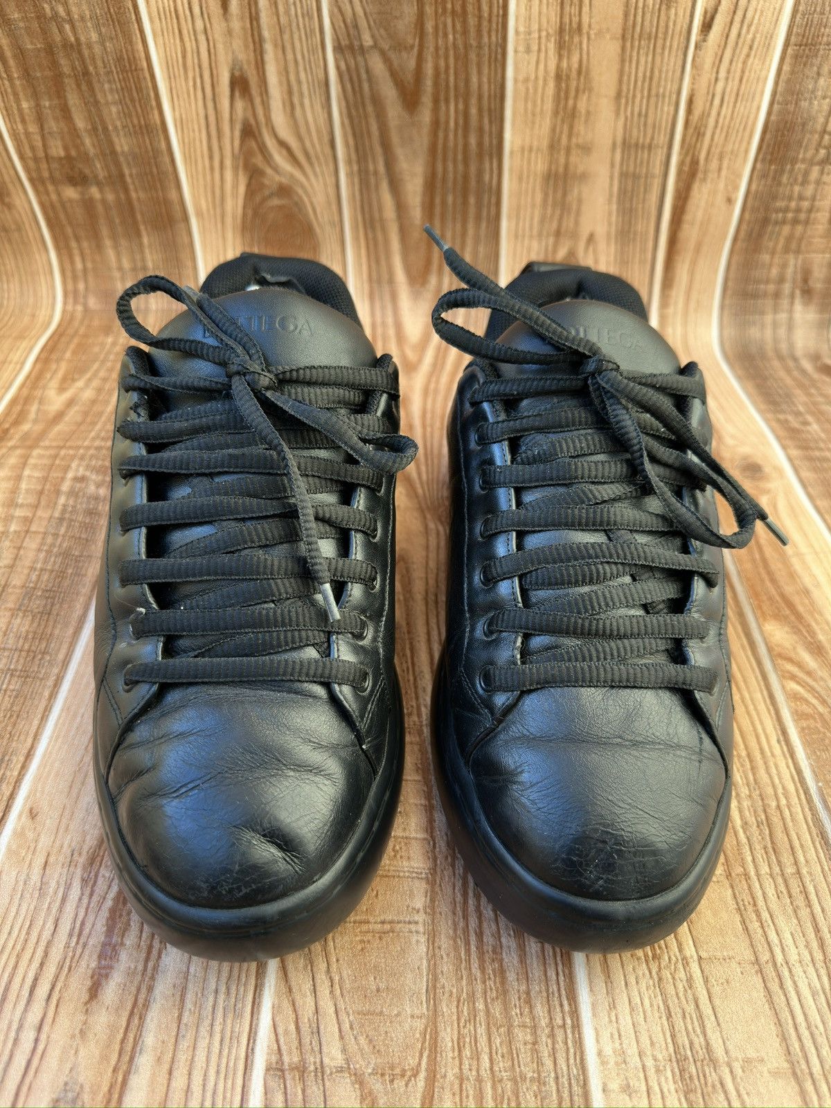 Bottega Veneta Bottega Veneta Pillow Sneaker Black Natural Rubber lowtops Size US 11 / EU 44 - 2 Thumbnail