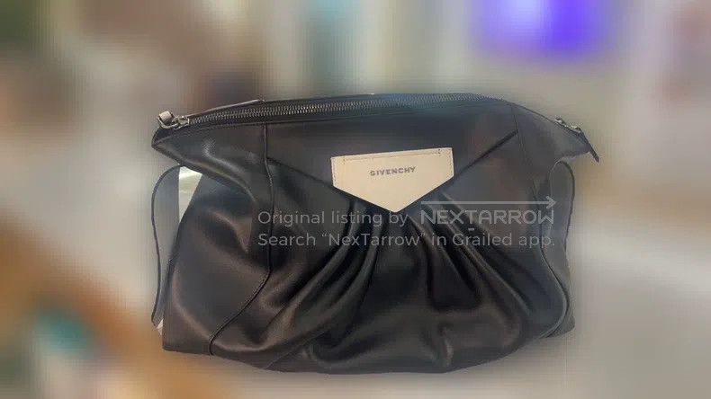 Givenchy Givenchy 3D Black and White Plaid Large Handbag Clutch Size ONE SIZE - 1 Thumbnail