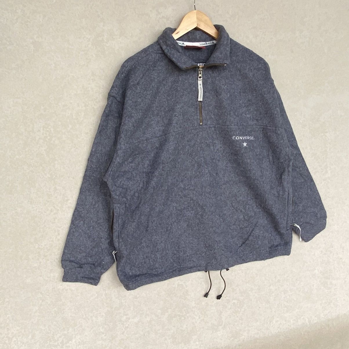 Other Vintage Converse All Star Quartz Zip Sweatshirt Gray Size L Size US L / EU 52-54 / 3 - 3 Thumbnail