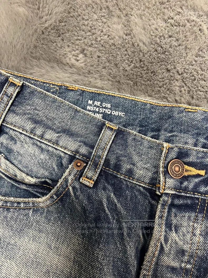 Celine CELINE Light Blue Washed Straight Jeans Size US 28 / EU 44 - 3 Thumbnail