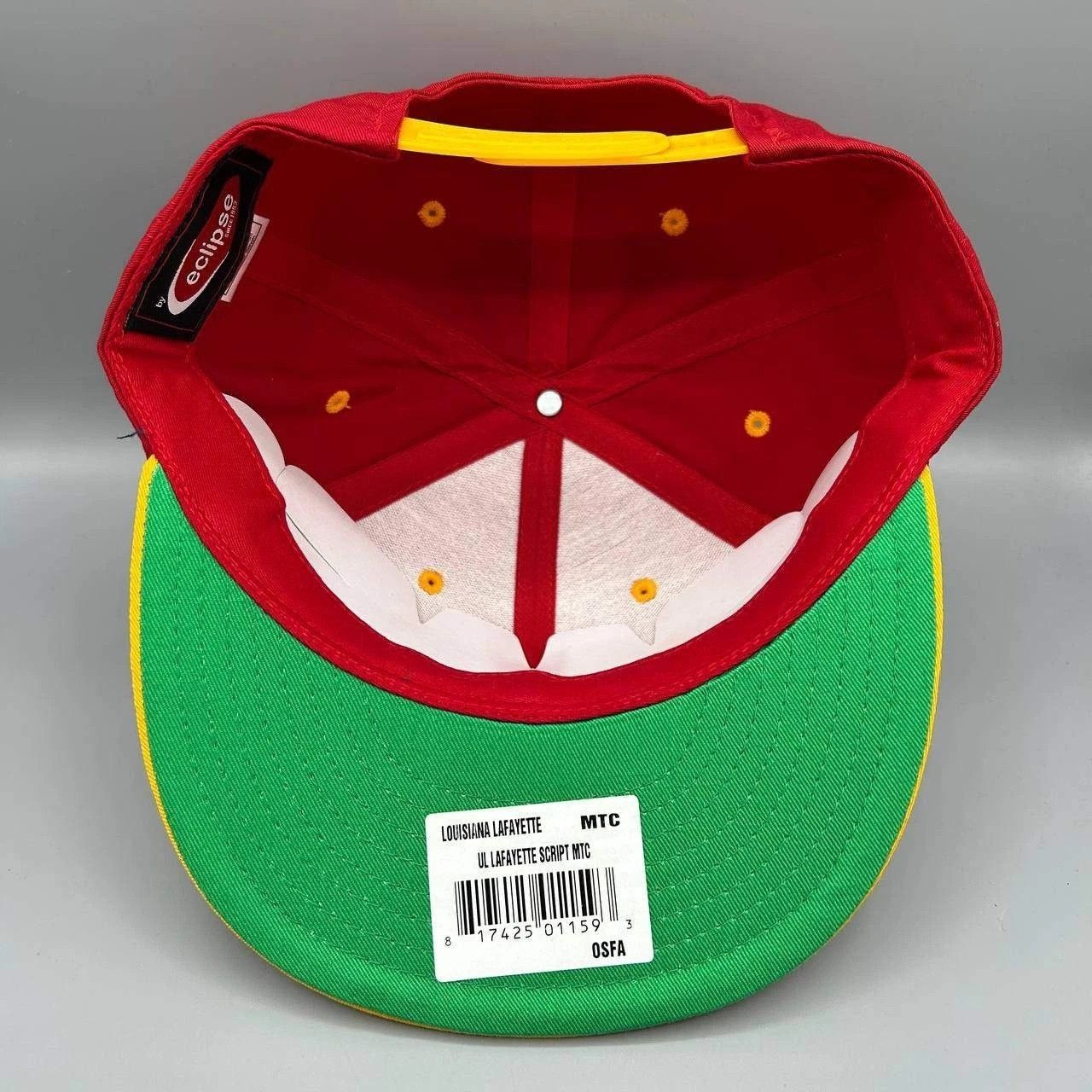 Other Vintage Louisiana Lafayette Ragin' Cajuns Eclipse Snap Back Size ONE SIZE - 2 Thumbnail