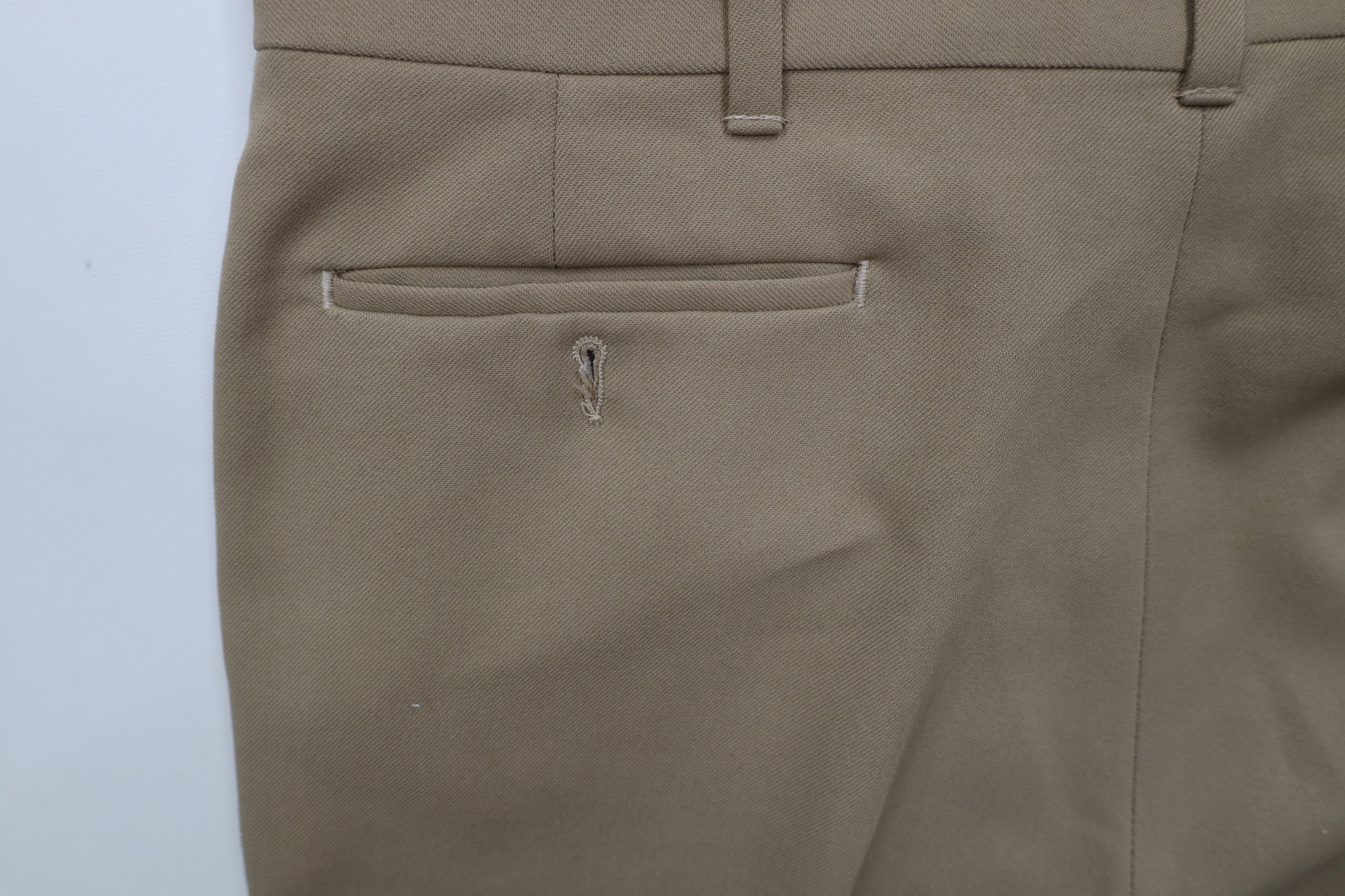 Vintage Vintage 70s Streetwear Flared Wide Leg Chino Pants Beige USA Size US 34 / EU 50 - 13 Thumbnail
