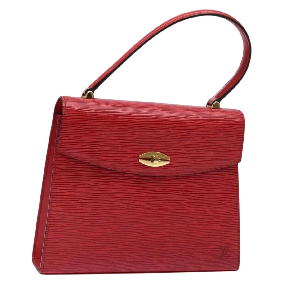 Louis Vuitton LOUIS VUITTON Epi Malesherbes Hand Bag Red M52377 Size ONE SIZE - 1 Thumbnail