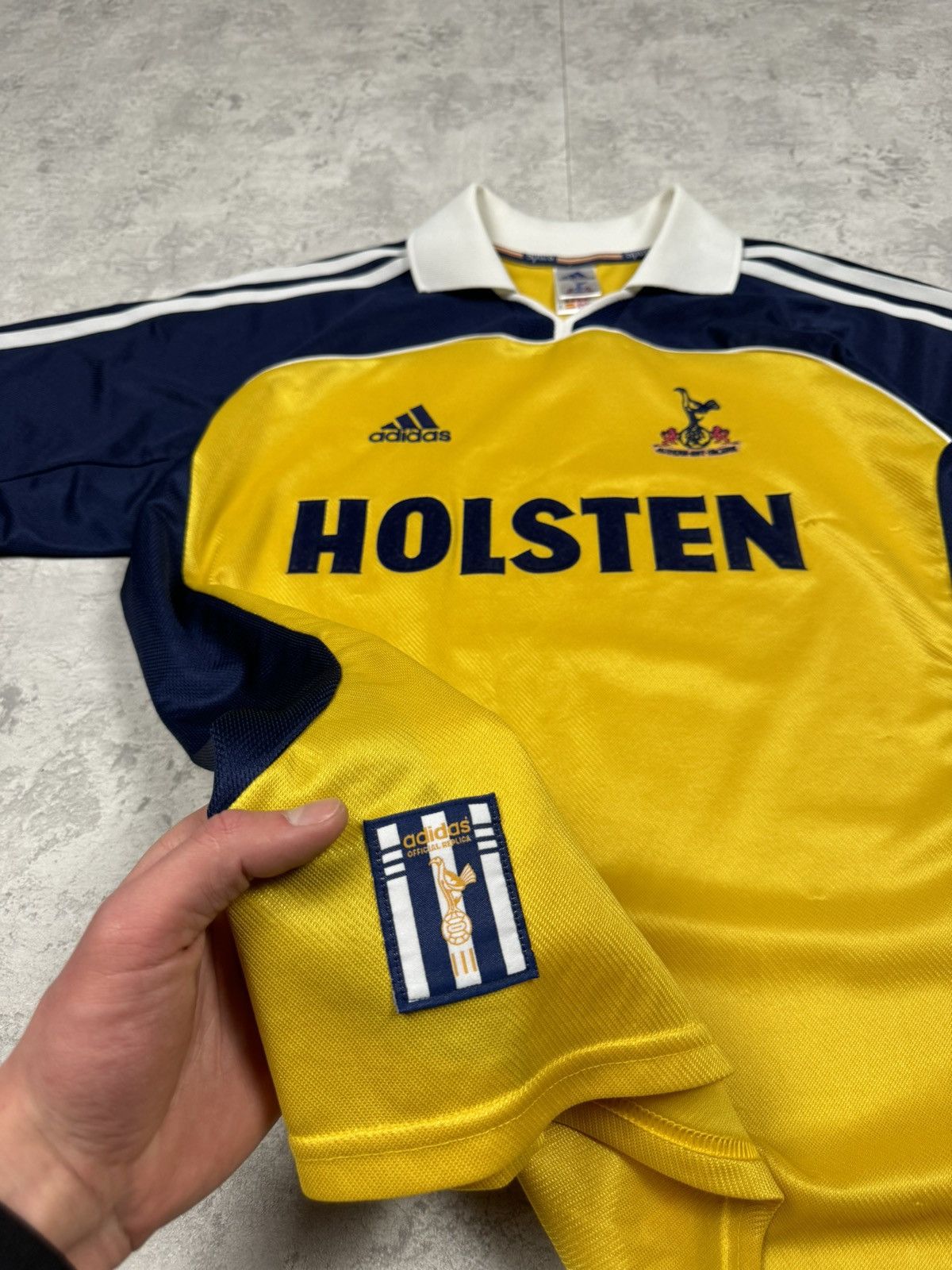 Vintage Vintage 1999/00 Adidas Tottenham Hotspur Away Jersey Size L Size US L / EU 52-54 / 3 - 6 Thumbnail