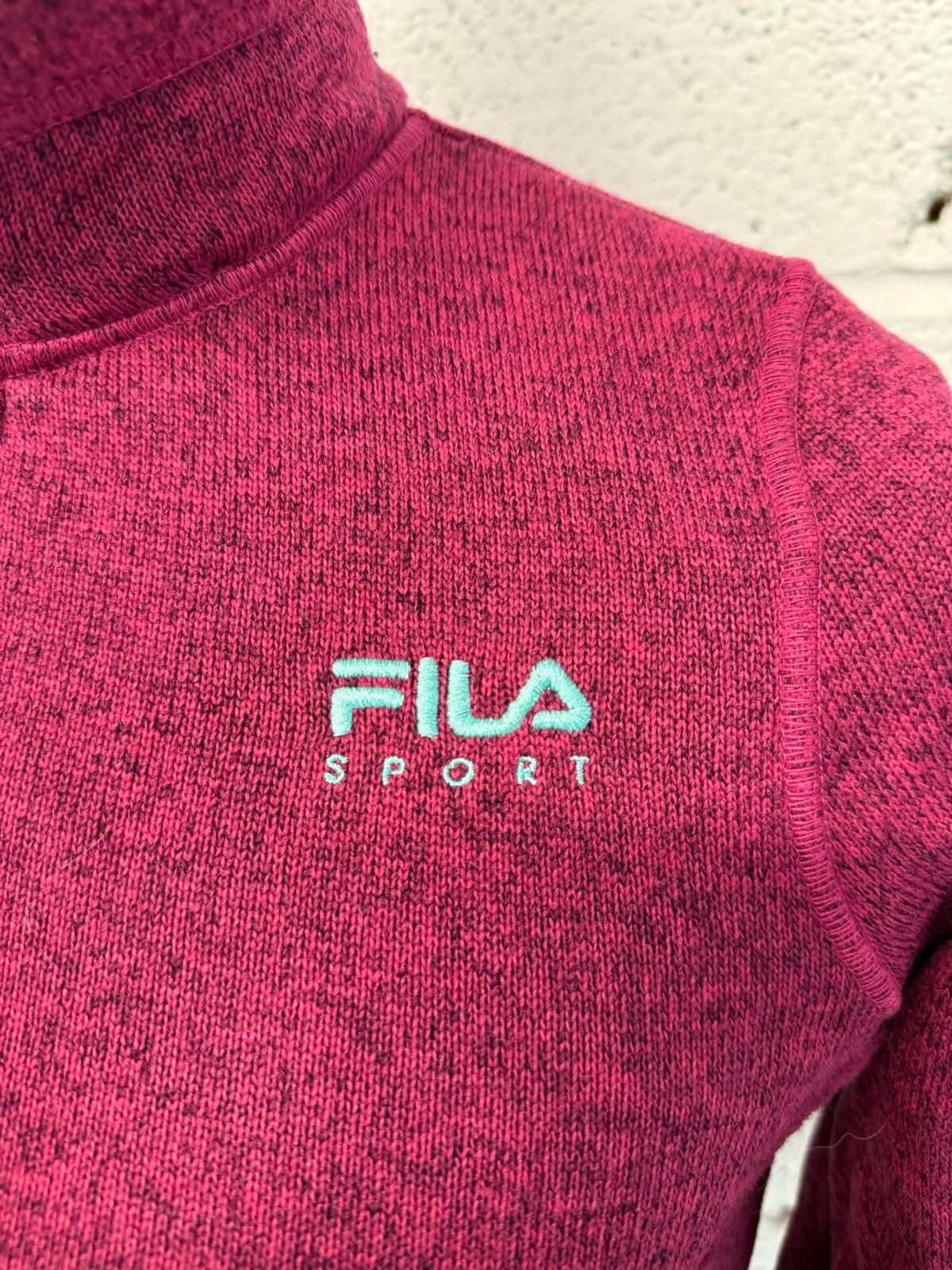 Fila Fila Magenta Sport Zip-Up Jacket Womens Size 14 Size L / US 10 / IT 46 - 4 Thumbnail