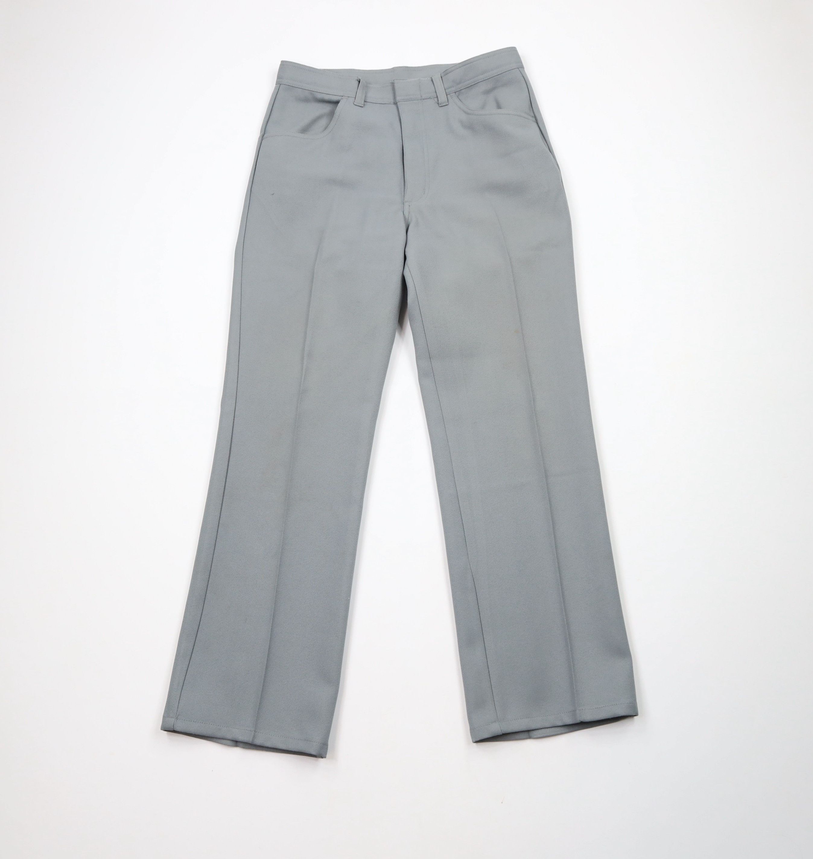 Vintage Vintage 90s Streetwear Knit Flared Wide Leg Chino Pants Size US 32 / EU 48 - 1 Thumbnail