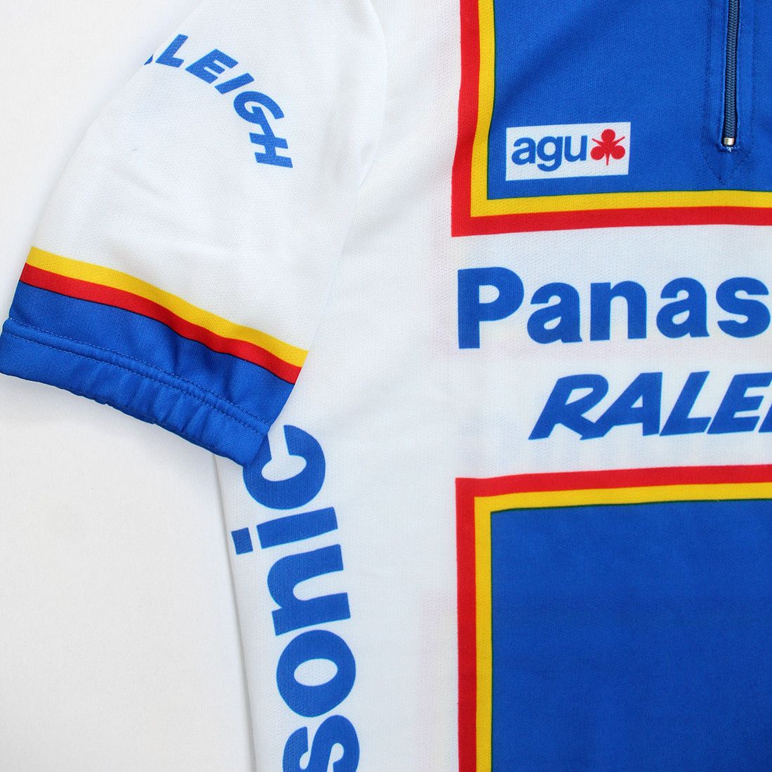 Vintage 80s NOS Agu Team PANASONIC RALEIGH cycling jersey t-shirt S Size L / US 10 / IT 46 - 5 Thumbnail