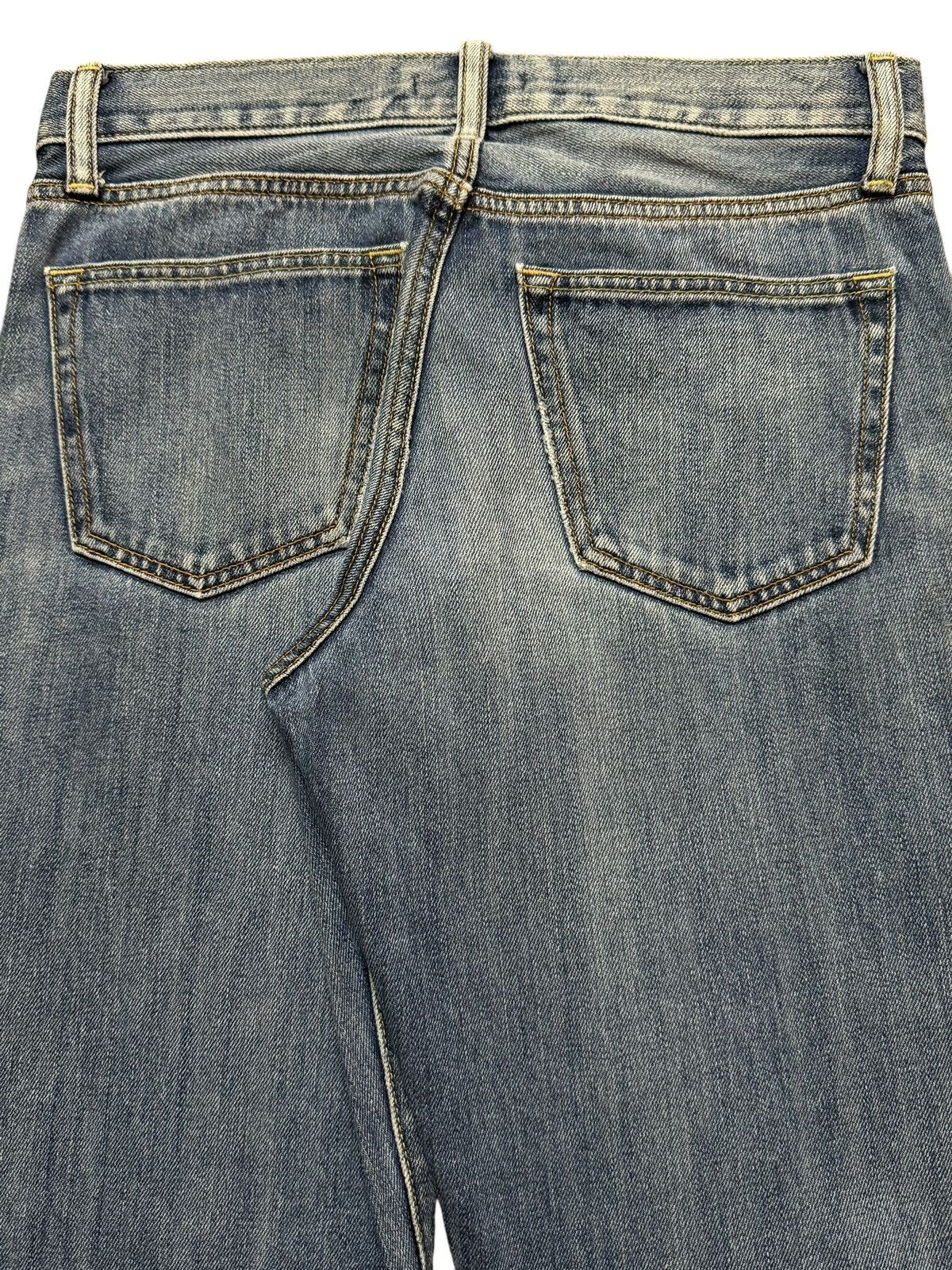 Uniqlo Vintage Y2K Japan Uniqlo Blue Faded l Distress Straight Leg Size US 30 / EU 46 - 5 Thumbnail
