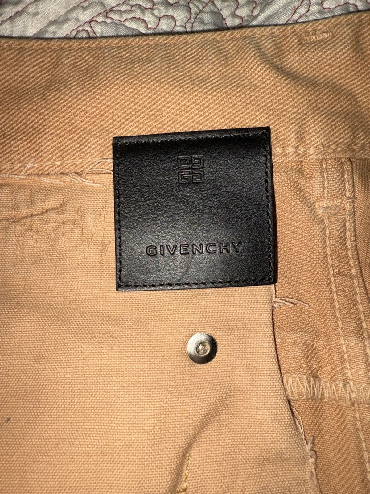 Givenchy Givenchy Slim-Fit Tapered Distressed Tie-Dyed Jeans Size US 31 - 4 Thumbnail