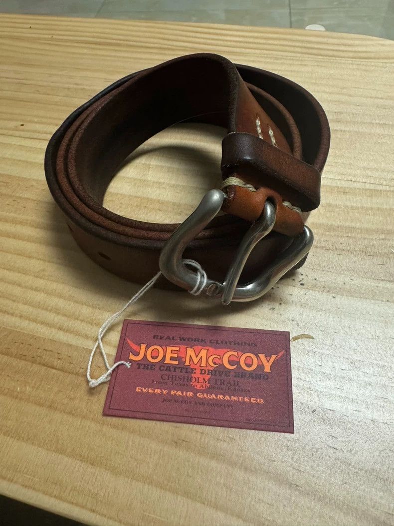 The Real McCoy's The Real McCoys Joe McCoy Bend Leather Distressed Leather Size ONE SIZE - 1 Thumbnail