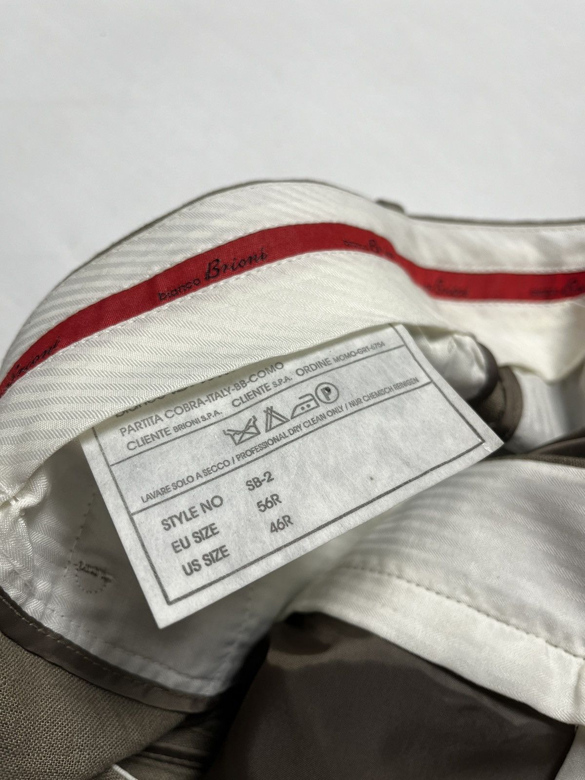 Brioni Bianca Brioni Loro Piana Suit Size 52R - 13 Thumbnail