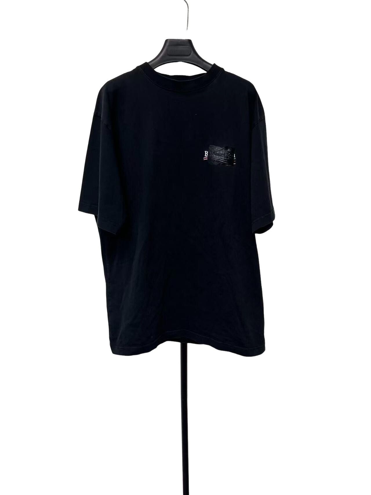 Balenciaga Balenciaga Tape Logo Graphic T-Shirt XS Size US XS / EU 42 / 0 - 1 Thumbnail