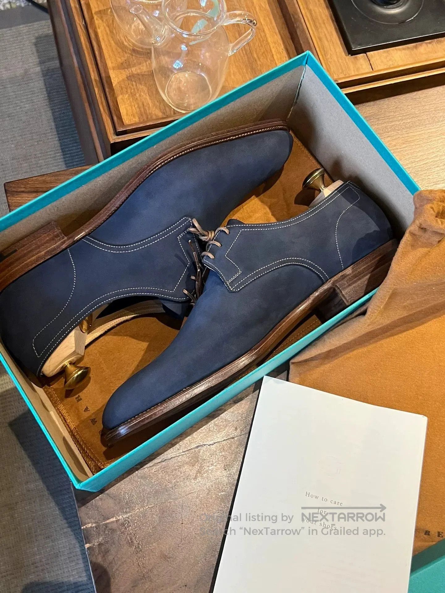 Edward Green Edward Green Suede Derby Shoes. Size US 10 / EU 43 - 5 Thumbnail