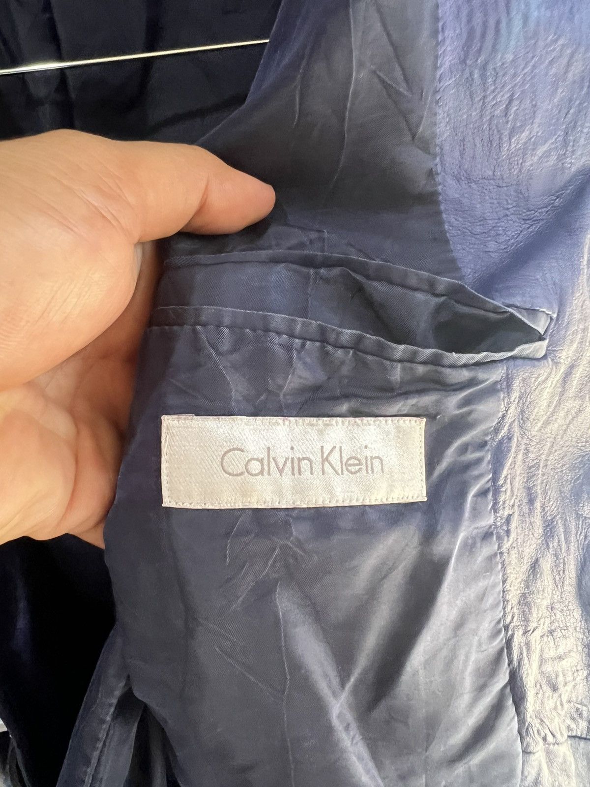 Calvin Klein 🔥Blue Calvin Klein Blazer Size 38R - 14 Thumbnail