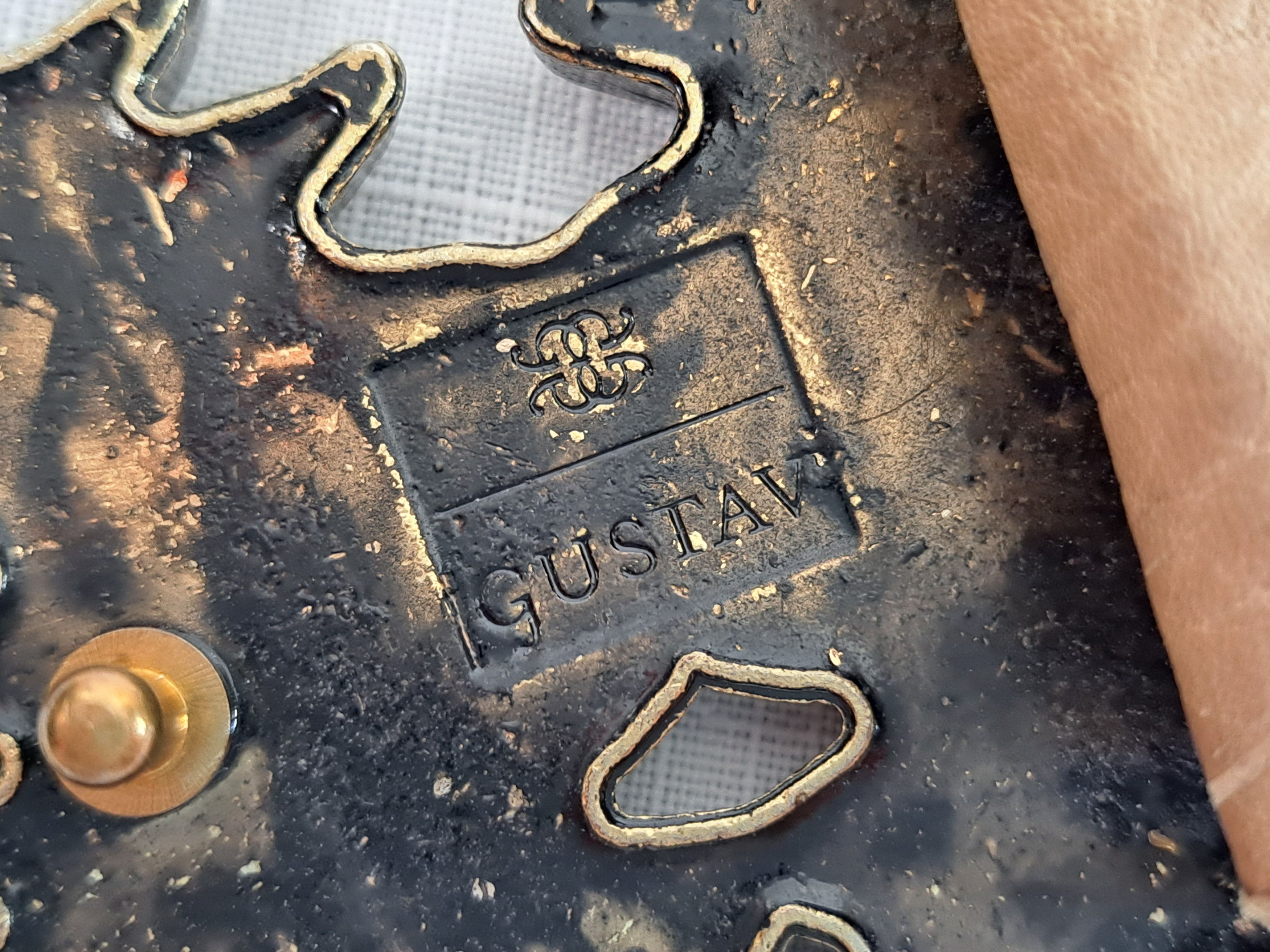 Designer GUSTAV designer leather belt. Size ONE SIZE - 12 Thumbnail