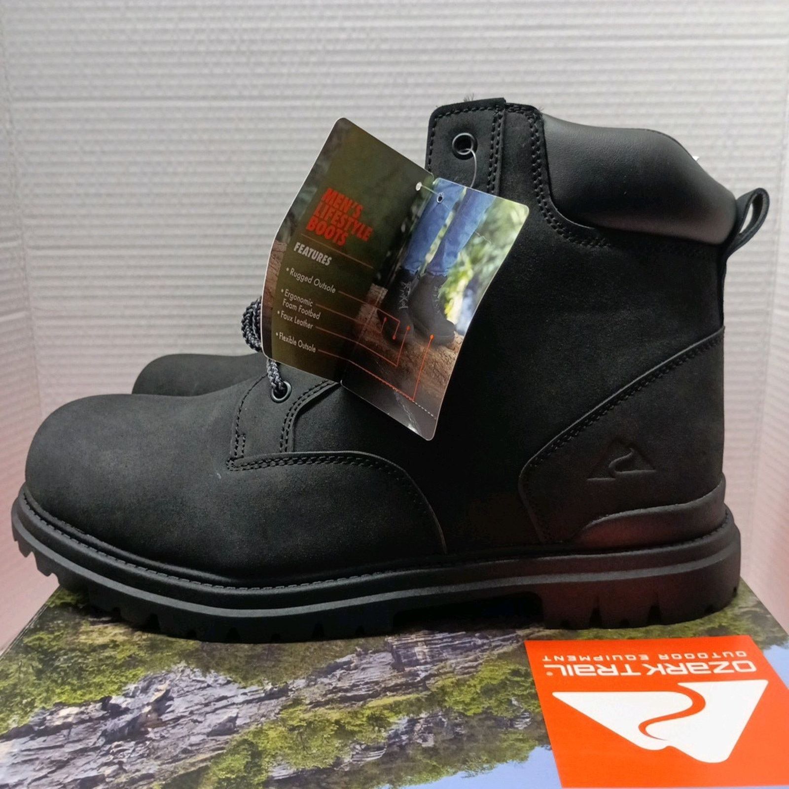 Other Ozark Trail New Size US 11 Men's Hiking Boots Troy II Black Size US 11 / EU 44 - 4 Thumbnail