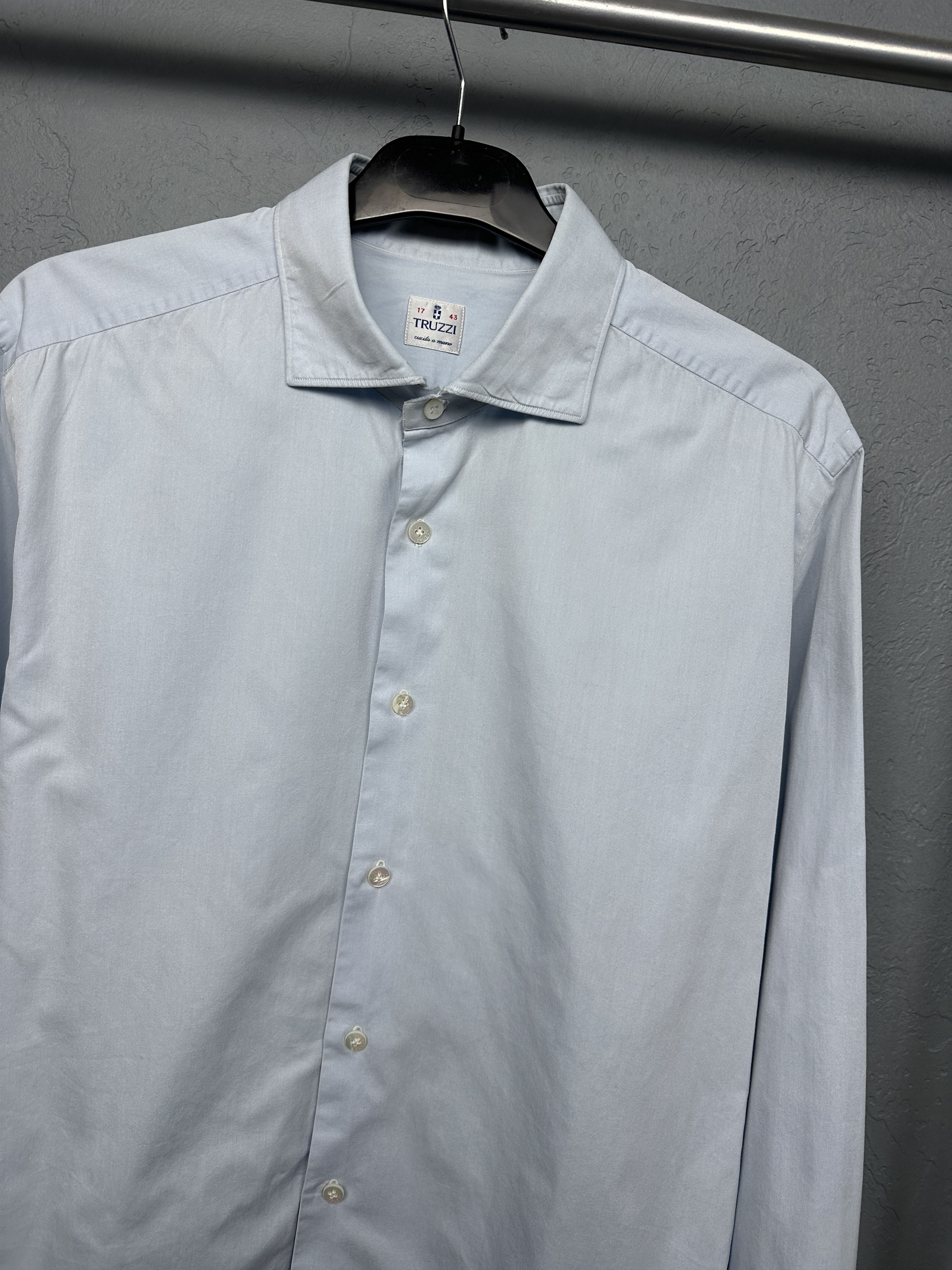 Other Truzzi Mens Long Sleeve Shirt Size US XL / EU 56 / 4 - 2 Thumbnail