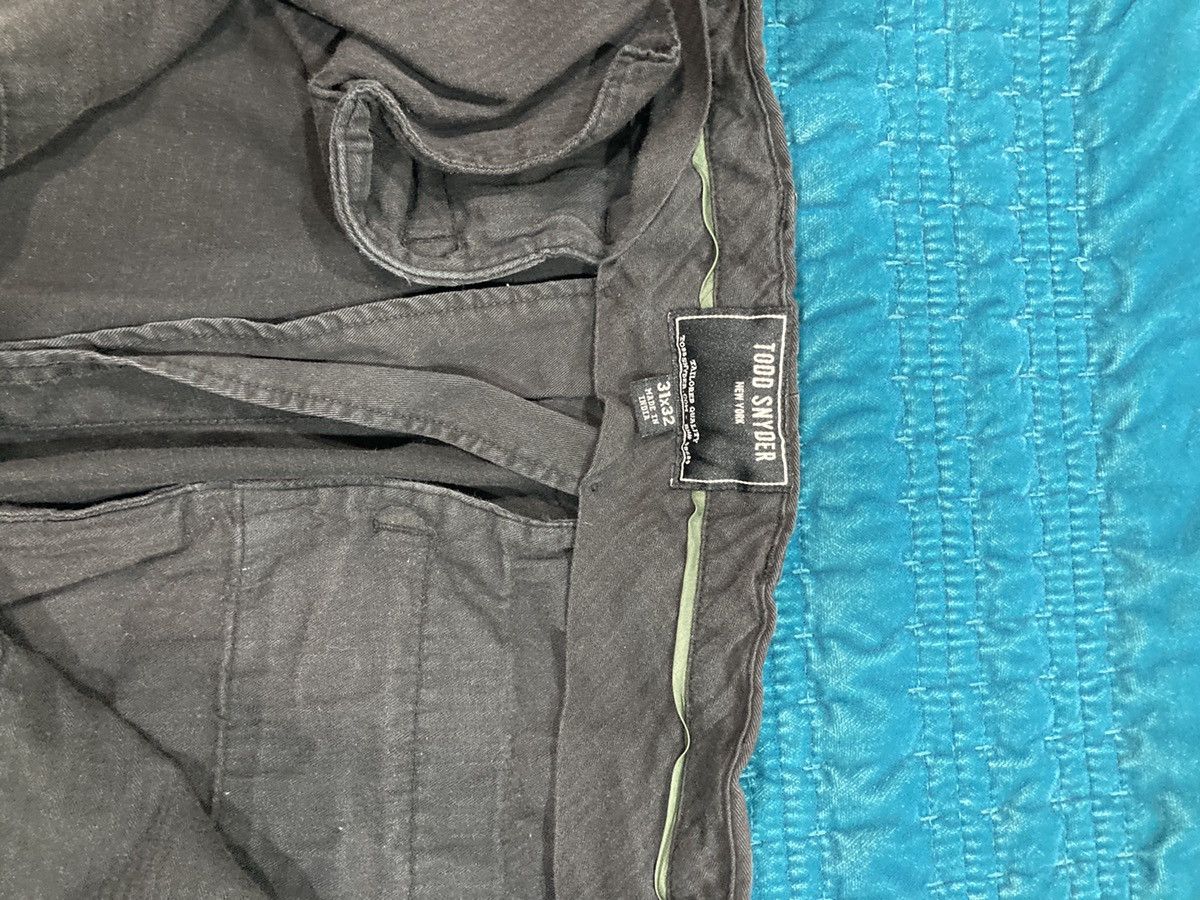Todd Snyder Todd snyder slim fit black chino trousers Size US 31 - 6 Thumbnail