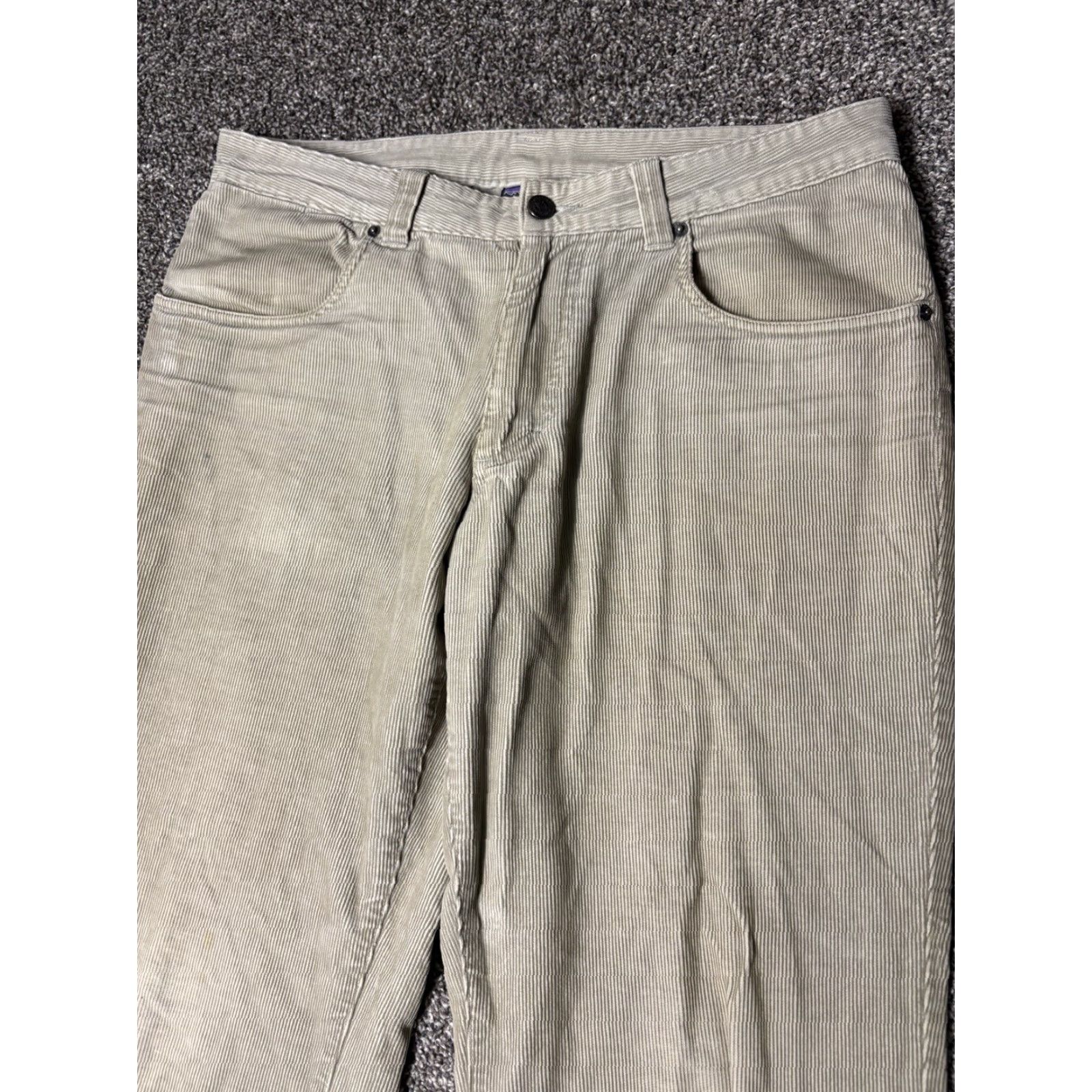 Patagonia Patagonia Pants Mens 33x30 Corduroy Beige Regular Workwear Size US 33 - 3 Thumbnail