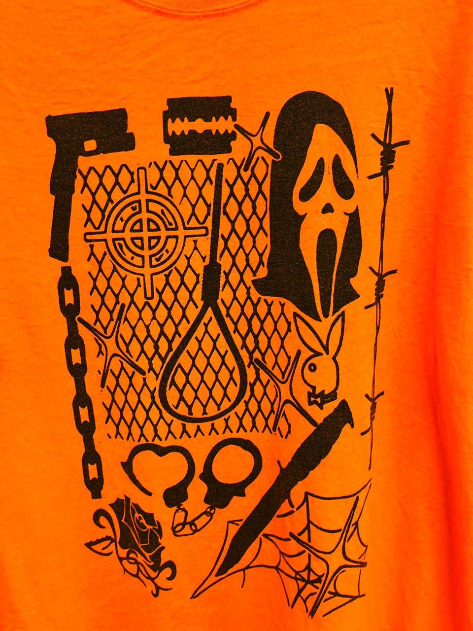 Japanese Brand × Vintage Vintage Scary Face Hip Hop Streetwear Fashion Style Size US L / EU 52-54 / 3 - 5 Thumbnail