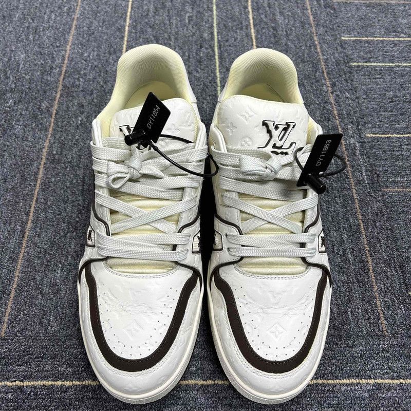 Louis Vuitton Louis Vuitton Tyler Low Top Sneakers in Beige -2508 Size US 8 / EU 41 - 2 Thumbnail