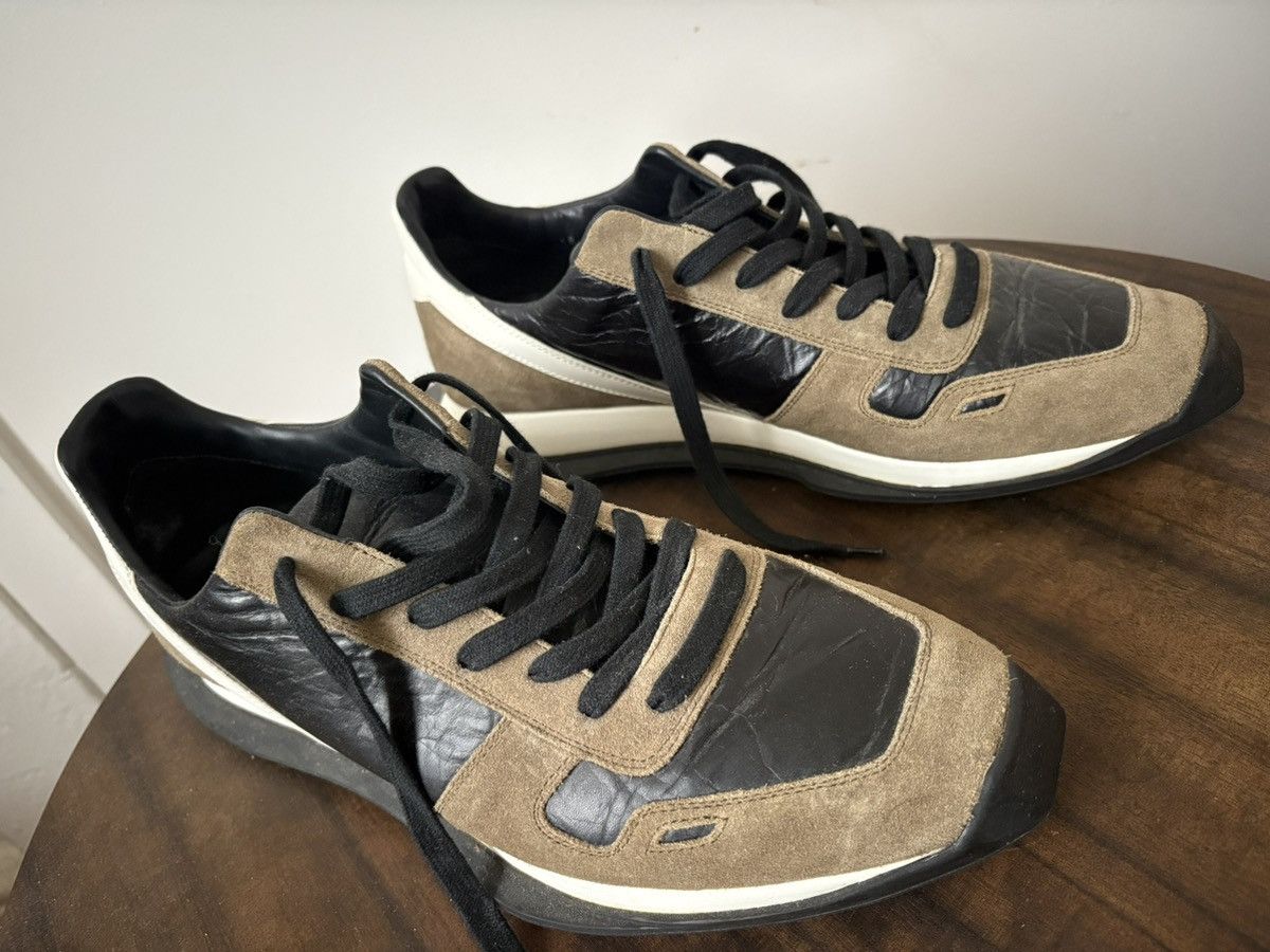 Rick Owens Rick Owens Leather and Suede Runners Size US 11 / EU 44 - 1 Thumbnail