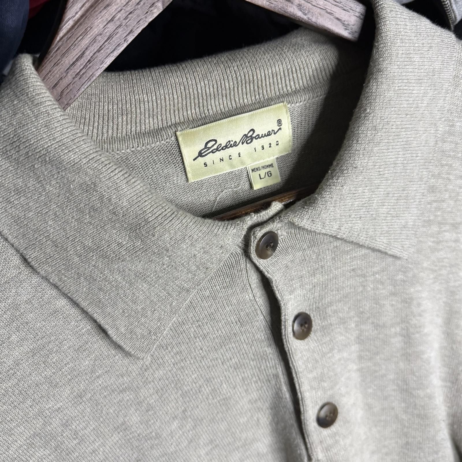 Eddie Bauer Vintage 90's Eddie Bauer Knit Pullover Sweater Size US L / EU 52-54 / 3 - 3 Thumbnail