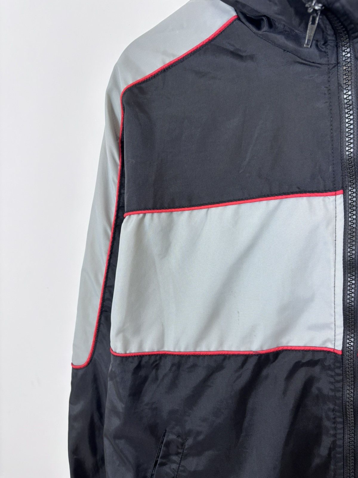 Other Vintage USA Design Y2K Big Logo Black/Grey Hype Track Jacket Size US S / EU 44-46 / 1 - 8 Thumbnail