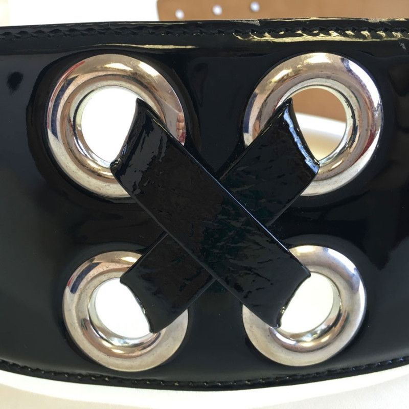 Alexander McQueen o1y0325 Size: 36 / High-Waist Belt in Black Size ONE SIZE - 4 Thumbnail