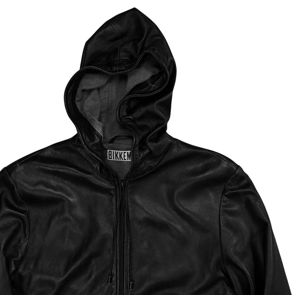 Dirk Bikkembergs Dirk Bikkembergs Leather Zip Hoodie Size US S / EU 44-46 / 1 - 6 Thumbnail