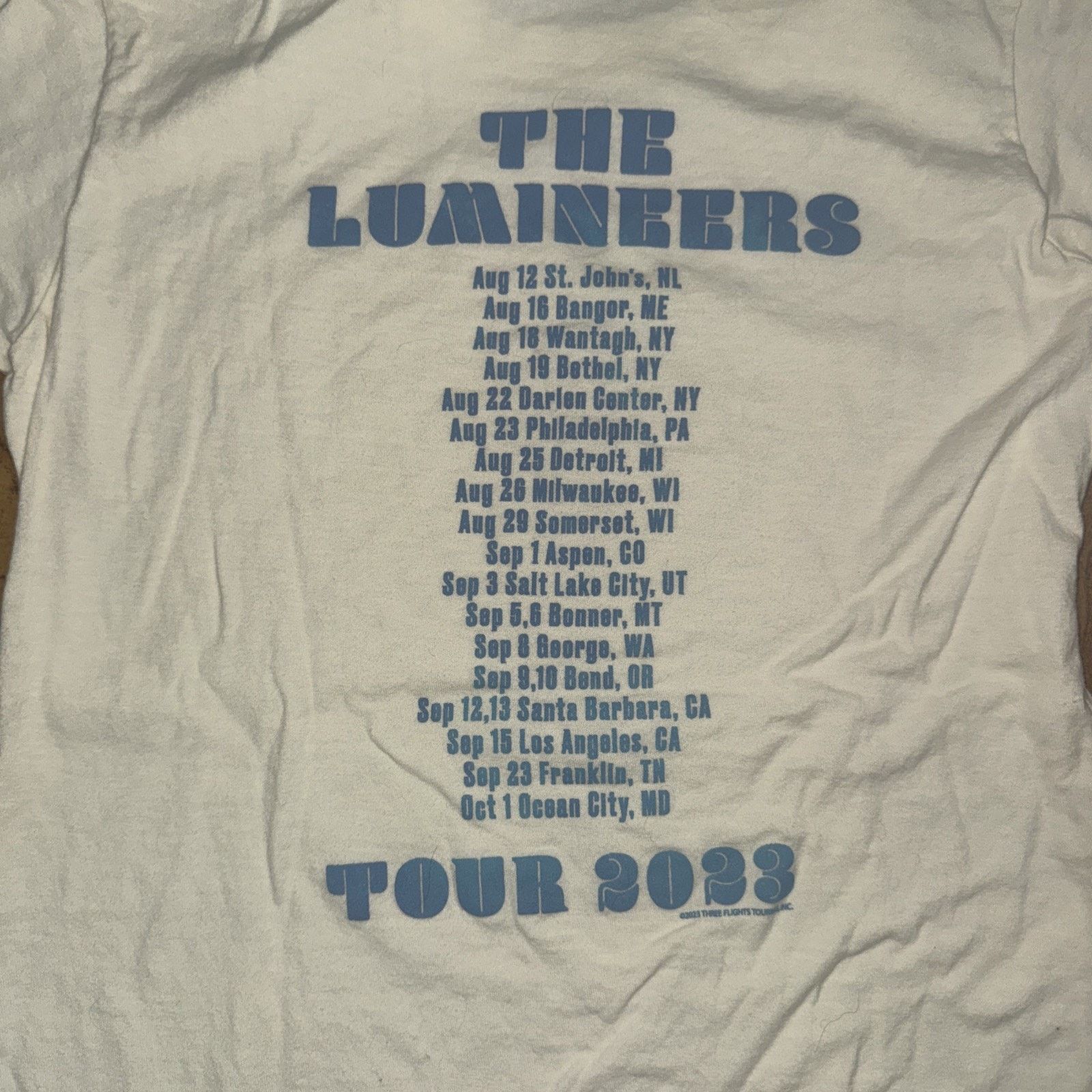 Band Tees The Lumineers Band T-Shirt Cream XS 16x23 Size US XS / EU 42 / 0 - 5 Thumbnail