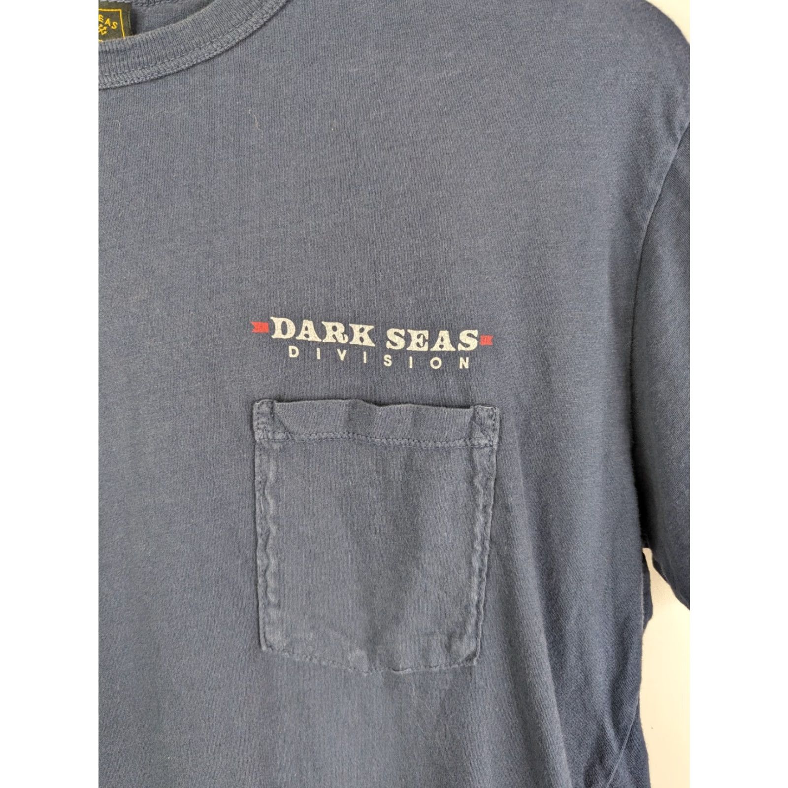 Vintage Dark Seas Division T-Shirt Mens S Blue Crew Neck Graphic Print Short Sleeve Vintage? No Size US S / EU 44-46 / 1 - 4 Thumbnail