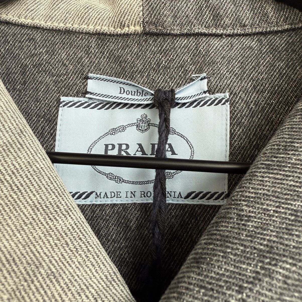 Prada Prada Grey Denim Button Up Shirt Size US L / EU 52-54 / 3 - 4 Thumbnail